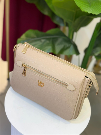 LEVİDOR YAZI BASKILI OMUZ ÇANTASI 930073 BEJ