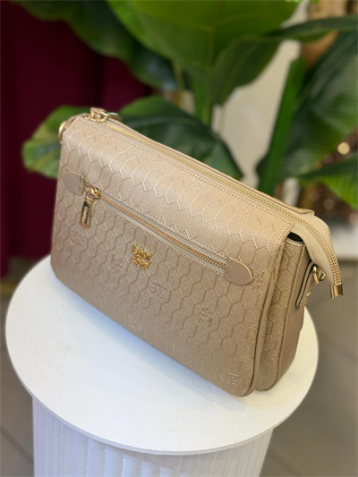 LEVİDOR YAZI BASKILI OMUZ ÇANTASI 930073 VİZON