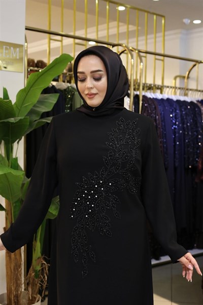 ÖN İNCİ TAŞLI ELBİSE T1300 KOD