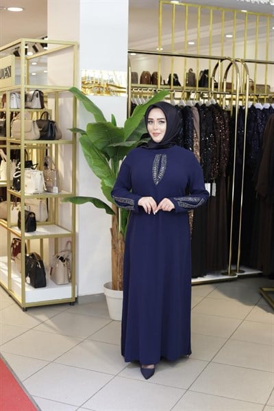 ÖZGE TAŞLI ELBİSE 8900 KOD