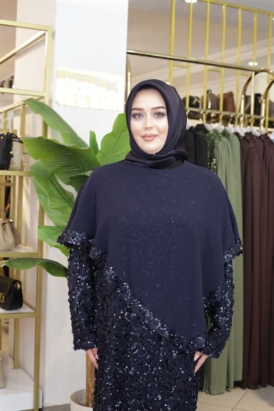PUL PAYET ELBİSE 6125 KOD