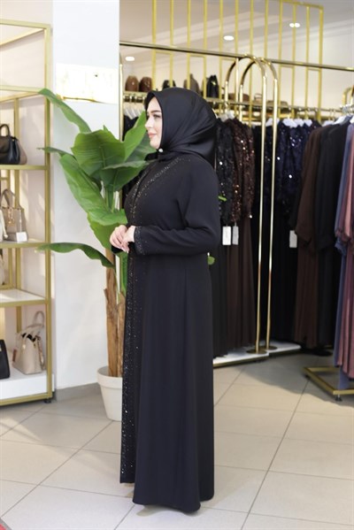 ŞERİT TAŞLI ABAYA TAKIM 7127 KOD