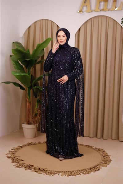 فستان كود SetR2528 كود كود كيب مطبوع بالحجر مفصل بالطباعة