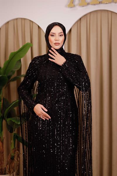 فستان كود SetR2528 كود كود كيب مطبوع بالحجر مفصل بالطباعة