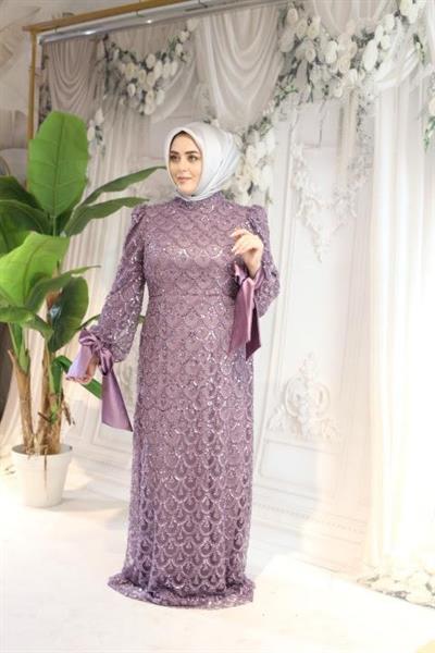 فستان سهرة لامع من كود str2566