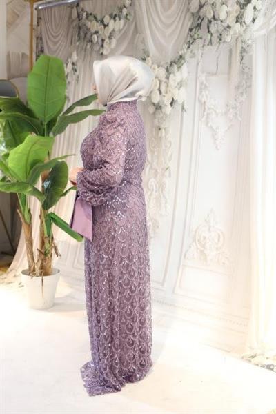 فستان سهرة لامع من كود str2566