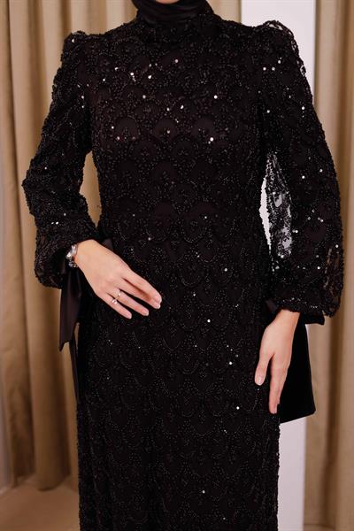 فستان سهرة لامع من كود str2566