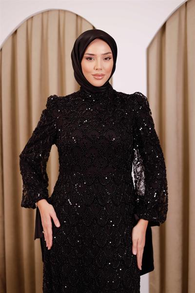 فستان سهرة لامع من كود str2566