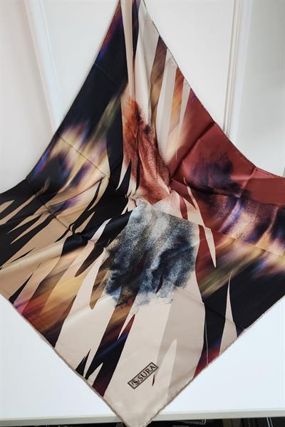 ŞURA MARKA SAF İPEK EŞARP BORDO