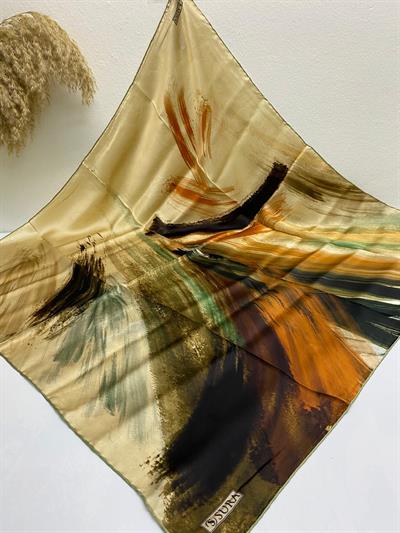 SHURA BRAND PURE SILK SCARF
