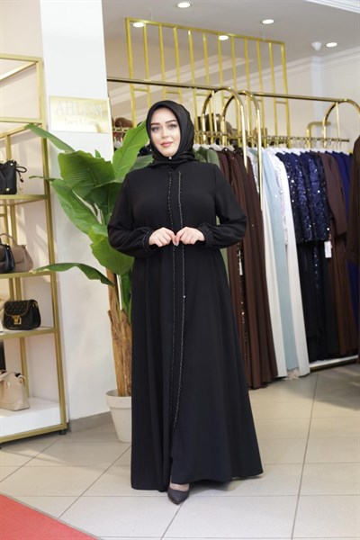 TAŞ ŞERİT DETAYLI FERACE 7643 KOD