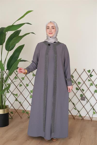 TASV5121 CODE PEARL EMBROIDERED DRESS