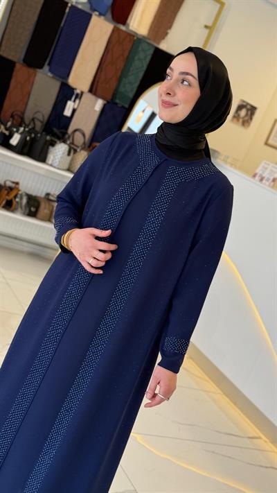 TASV5121 CODE PEARL EMBROIDERED DRESS