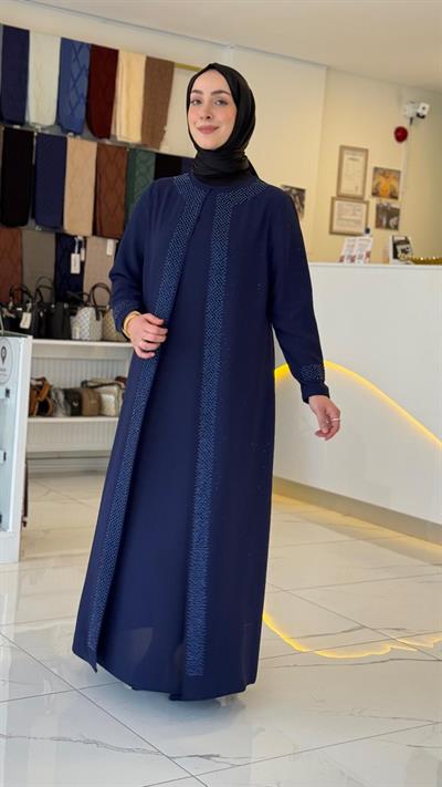 TASV5121 CODE PEARL EMBROIDERED DRESS