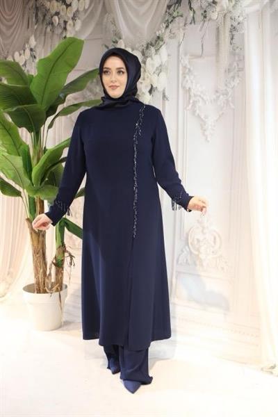 TKM01 CODE STONE EMBROIDERED PANTS SUIT