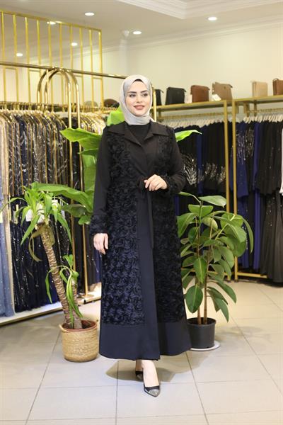 ZRNY5020 CODE FLUFFY ROSE ABAYA