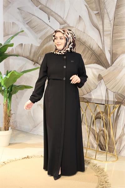 ZRNY5528 KOD KOLLARI LASTİKLİ FERACE