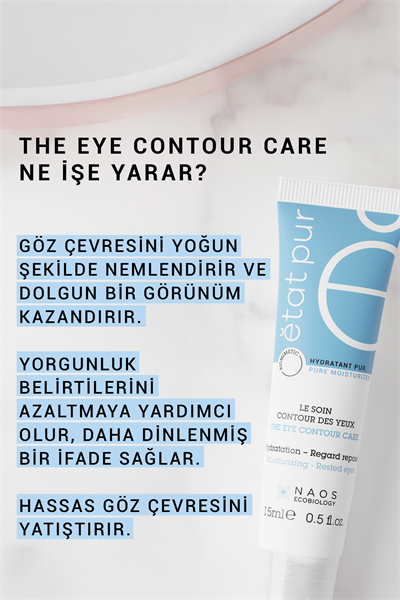 Eye Contour Care Hassas Göz Çevresi Kırışıklık Karşıtı Bakım Kremi 15 ml
