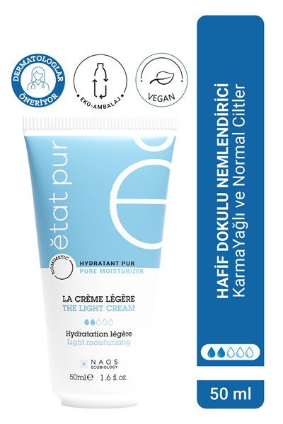 Light Moisturizing Hafif Dokulu Sebum Dengeleyici Nemlendirici Yüz Kremi 50 ml