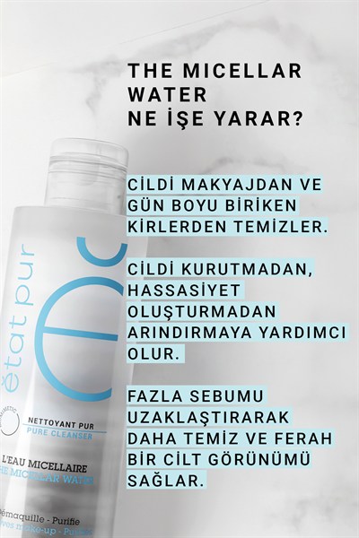 Micellar Water Arındırıcı Yüz & Göz Makyaj Temizleme Suyu 200 ml