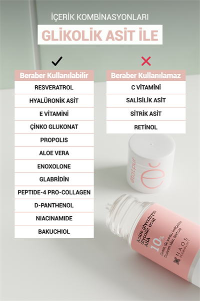Pure Active Glikolik Asit %10 Gözenek Sıkılaştırıcı Saf Konsantre Bakım Serumu 15 ml