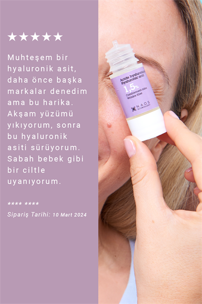Pure Active Hyaluronik Asit Kırışıklık Karşıtı Saf Konsantre Bakım Serumu 15 ml