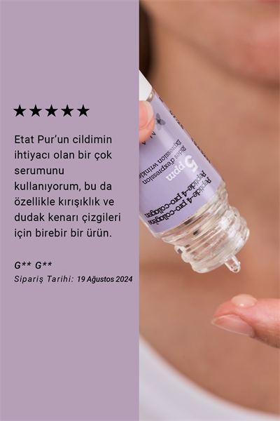 Peptit-4 Pro-Collagen %0.5 Mimik Çizgisi Karşıtı Saf Konsantre Bakım Serumu 15 ml