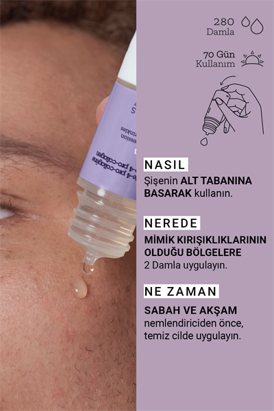 Peptit-4 Pro-Collagen %0.5 Mimik Çizgisi Karşıtı Saf Konsantre Bakım Serumu 15 ml