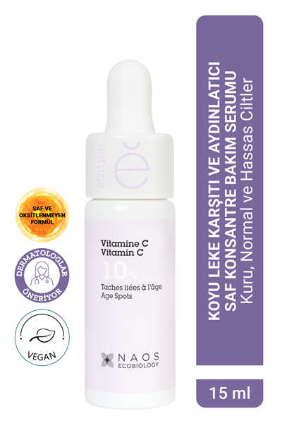 PURE ACTIVE SAF VITAMIN C %10 15 ML