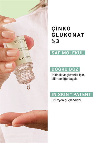 Pure Active Çinko Glukonat Sebum Dengeleyici Saf Konsantre Bakım Serumu 15 ml