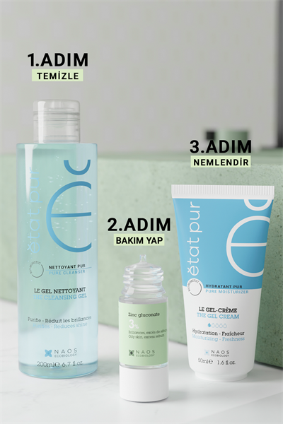 Pure Active Çinko Glukonat Sebum Dengeleyici Saf Konsantre Bakım Serumu 15 ml