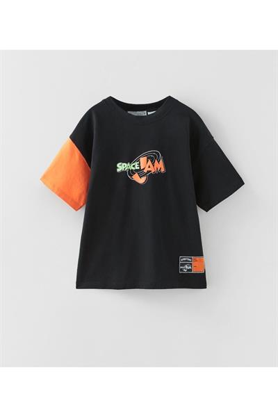 Erkek Çocuk Sırt Baskılı T-shirt