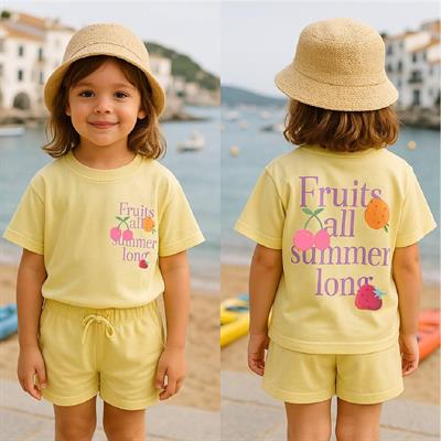 Meyve Baskılı Şortlu Alt-Üst Takım