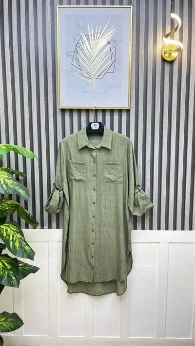 DÜĞMELİ GÖMLEK TUNİK