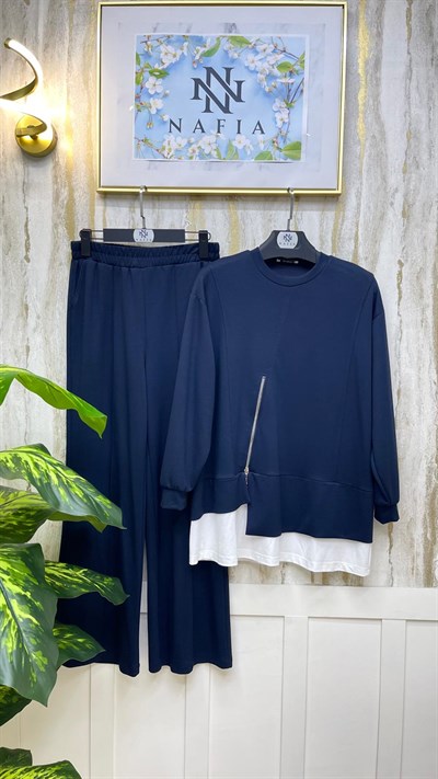 FERMUAR DETAYLI PANTOLON TAKIM