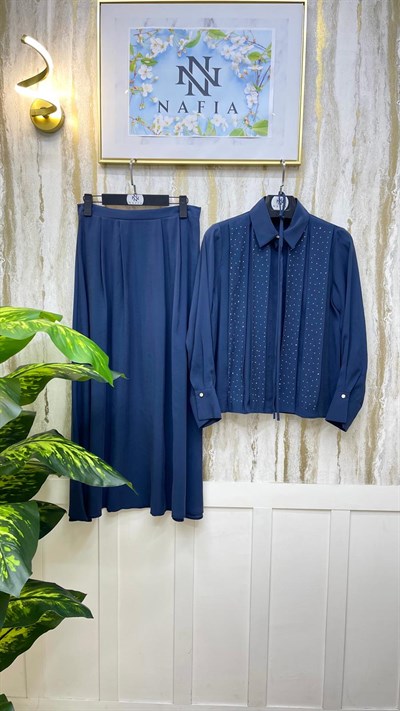 TAŞLI ETEKLİ TAKIM