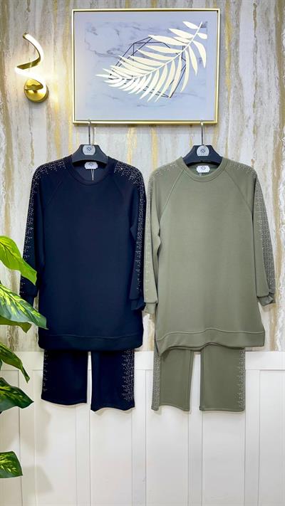 TAŞLI PANTOLONLU TAKIM