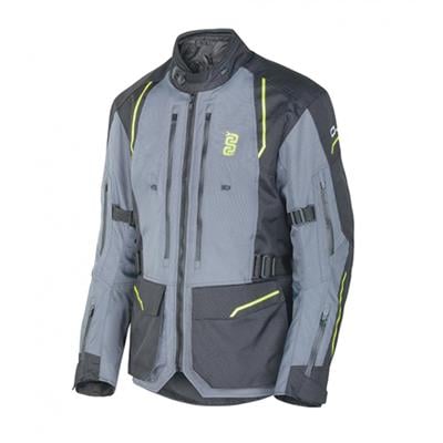 OJ ENDURANCE MOTOSİKLET CEKETİ GRİ/SARI/SİYAH S