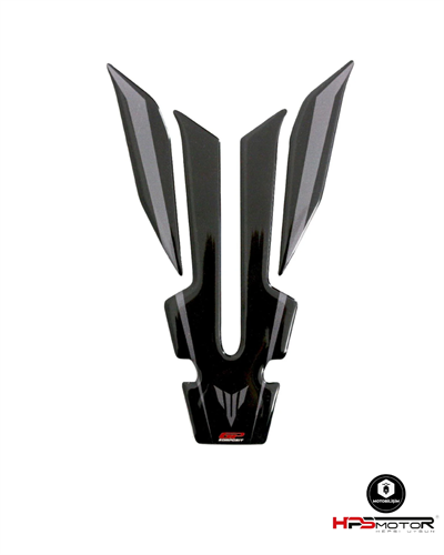 GP Kompozit Yamaha MT-25 2015-2023 Uyumlu İnce Tank Pad Siyah-Gri