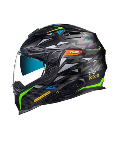 NEXX X.WST 2 Rockcity Mat Siyah-Neon Sarı Kask