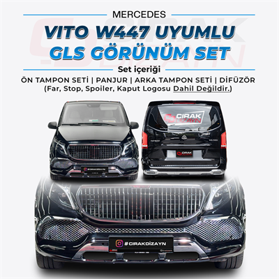 Mercedes Vito W447 Uyumlu GLS Görünüm Dönüşüm Seti