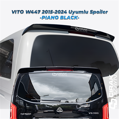 VITO W447 2015-2024 Uyumlu Spoiler / Pianoblack