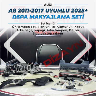 Audi A8 D4 Kasa Uyumlu 2025+ D5PA Makyajlama Seti