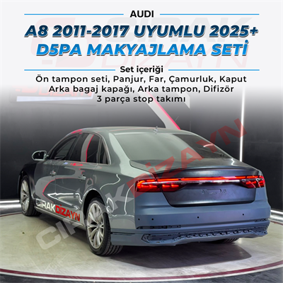 Audi A8 D4 Kasa Uyumlu 2025+ D5PA Makyajlama Seti