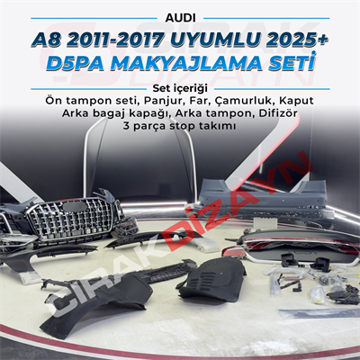 Audi A8 D4 Kasa Uyumlu 2025+ D5PA Makyajlama Seti