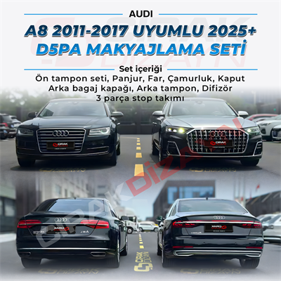 Audi A8 D4 Kasa Uyumlu 2025+ D5PA Makyajlama Seti