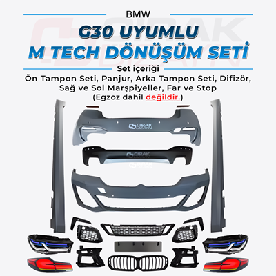 Bmw 5 Serisi G30 Makyajlı M Tech Dönüşüm Seti