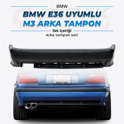 BMWBMW E36 Uyumlu M3 Arka Tampon SetiE36