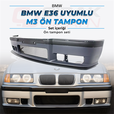 BMWBMW E36 Uyumlu M3 Ön Tampon SetiE36