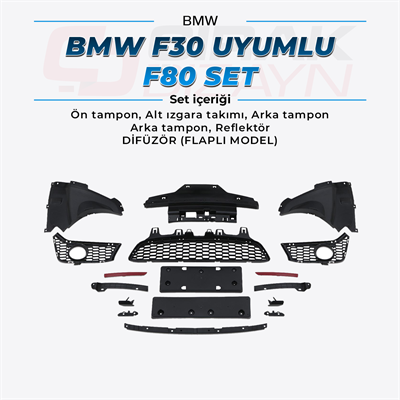 BMW F30 Uyumlu F80 Görünüm Seti